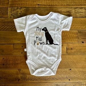 Dog Sibling Onesie